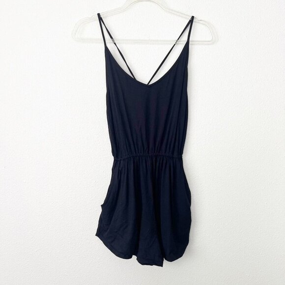 Ava Sky Hawaii XS Black Romper Fighting Eel - Picture 1 of 7